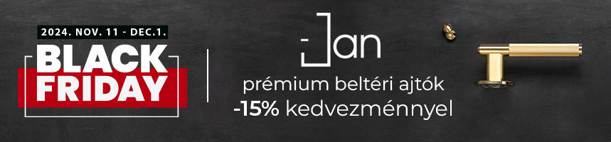 -15% kedvezmény a JAN prémium beltéri ajtókra
